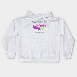 Mother's Day Owls Kids Hoodie
